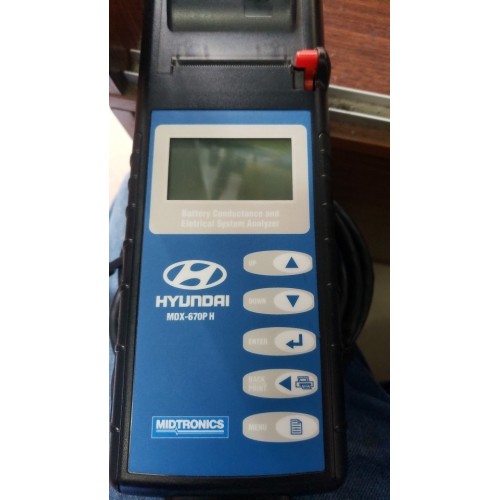 ANALISADOR DE BATERIAS E SISTEMA ELÉTRICO - MDX-670P